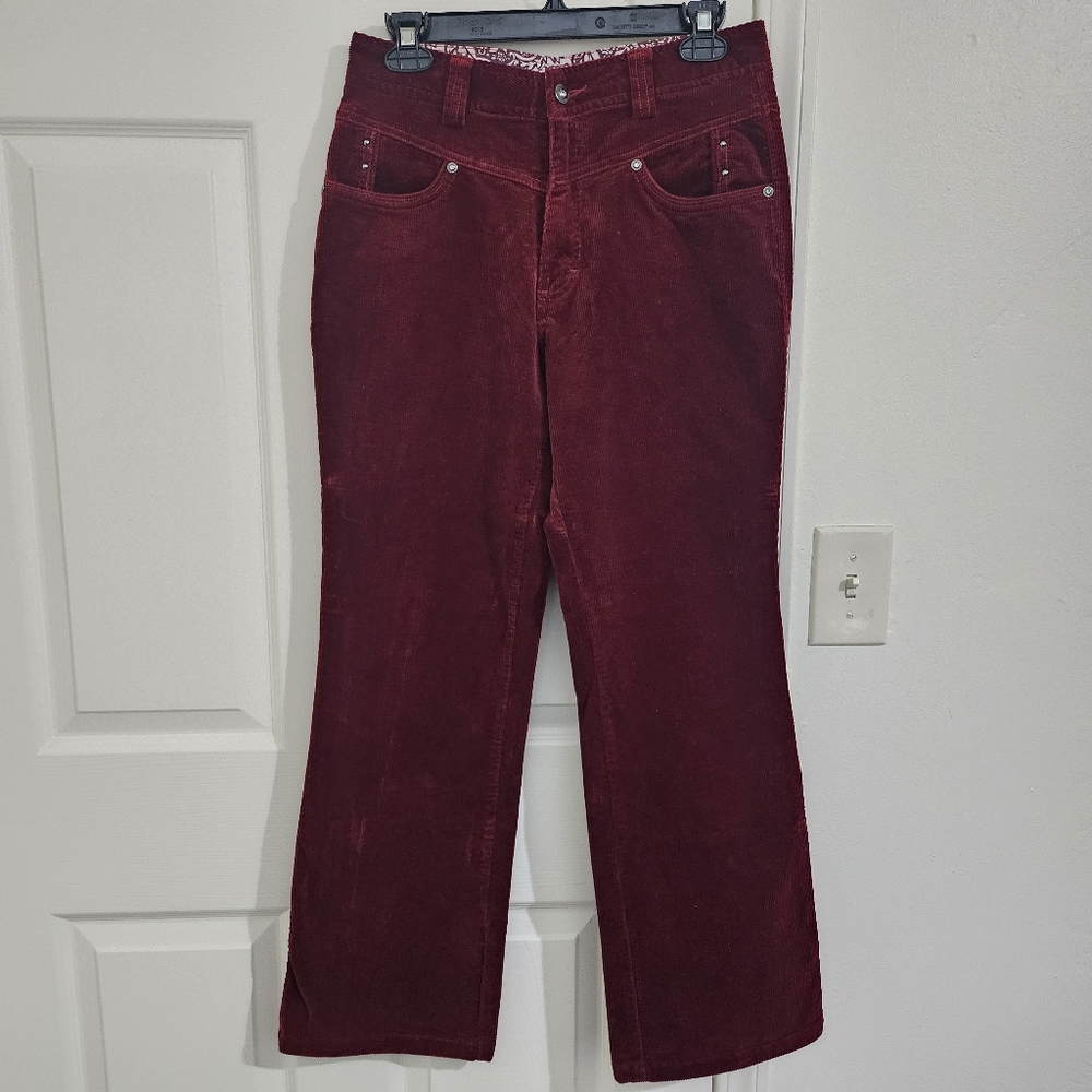 Vintage Red Corduroy Weishi Jeans
